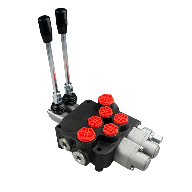 OUKANING 4-Fach Hydraulikventil – 13GPM, 40L/min, Handhebelventil Für Traktoren, Lader & Holzspalter