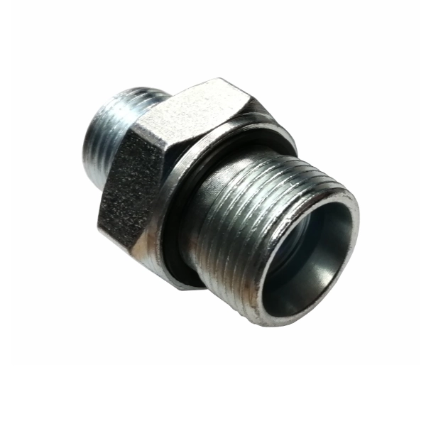 Hydraulik Gerade Einschraubverschraubung. Außengewinde - M22x1,5 - G1/2"