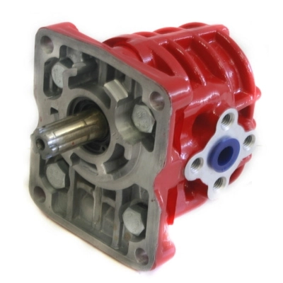 Hydraulische Zahnradpumpe NSZ10 - 6 Fräser. Drehrichtung: rechts