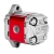 Hydraulische Zahnradpumpe Vivolo 0,76ccm 1,14L, Hydraulikpumpe BG 0,5, Rechtsdrehrichtung, Ölanschlüsse 1/4"