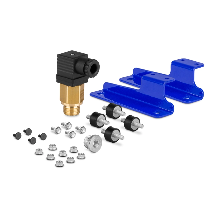 Hydraulikölkühler mit Thermostat 60°C 10-90 L/min 24V. Mit Befestigung im Set