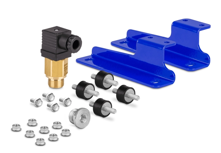 Hydraulikölkühler HY Serie, mit Thermostat 50°C 10-50 L/min 230V. Mit Befestigung im Set
