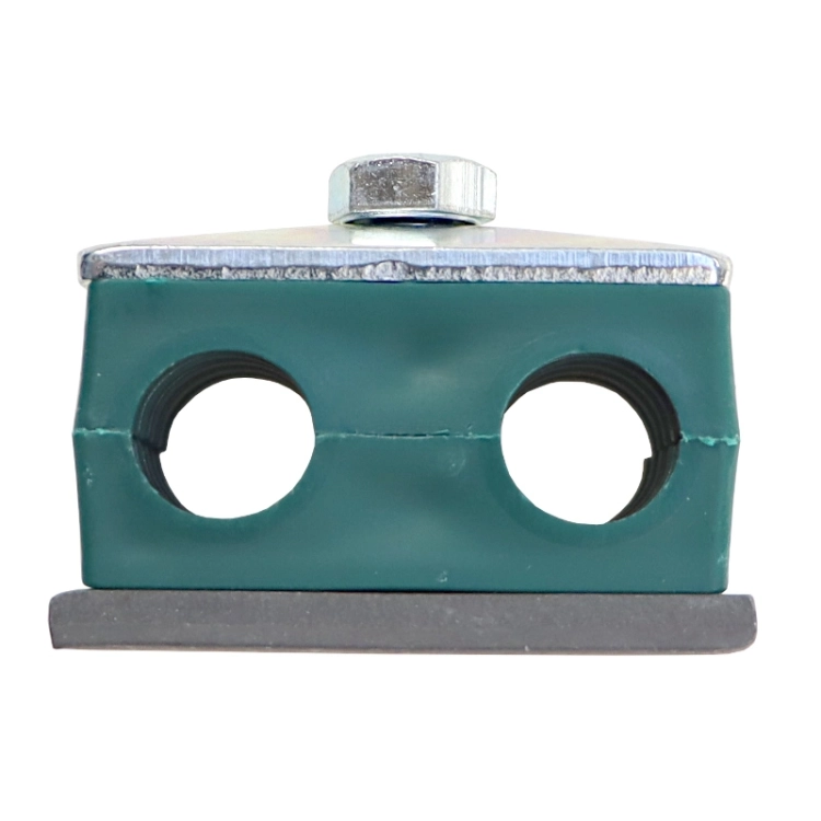 Doppelschelle Schelle, Doppelrohrschelle für Hydraulik Schlauch 15mm