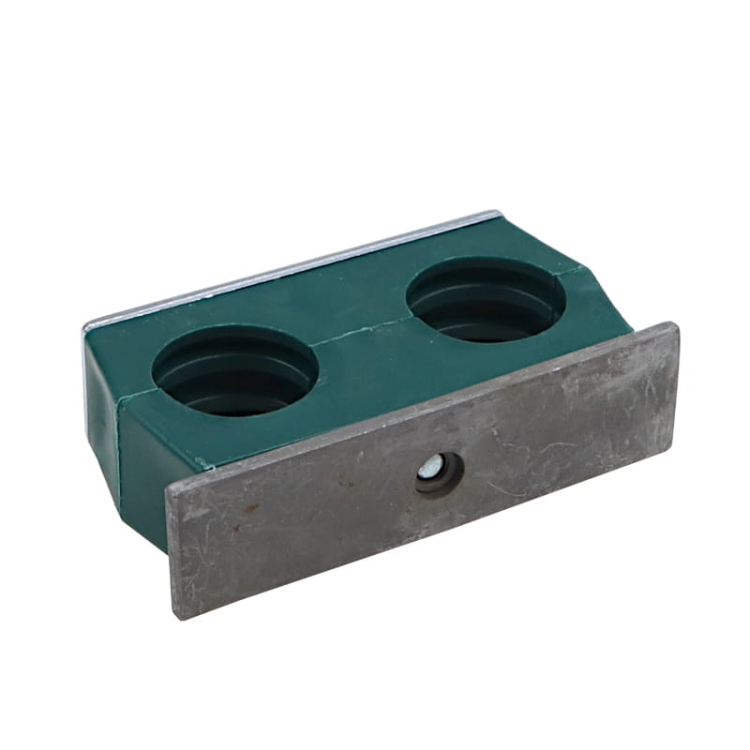 Doppelschelle Schelle, Doppelrohrschelle für Hydraulik Schlauch 42mm