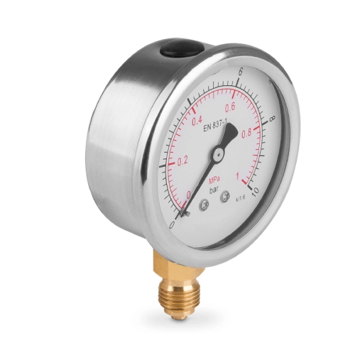 \Manometer, Hydraulik Manometer 0-10bar 1/4" 63mm - TK