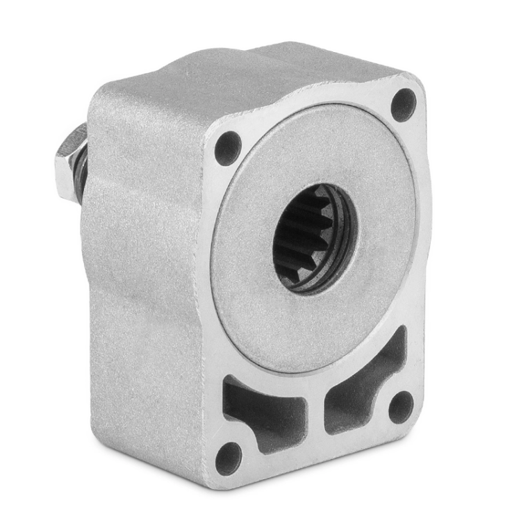 Vorsatzlager für Hydraulikpumpe BG1, Abtriebswelle 1:8, Antriebswelle 1:8