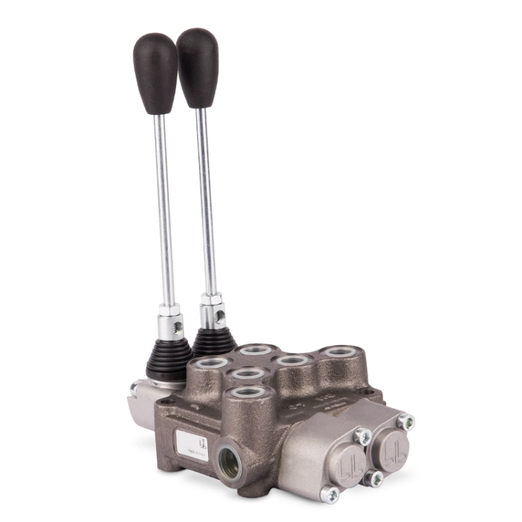 Handsteuerventil, Handhebelventil BLB HYDRAULIC. 2-fach - 2xDoppelwirkende 35L