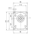 Hydraulische Zahnradpumpe 18ccm 27L, Hydraulikpumpe BG 2, Rechtsdrehrichtung, Ölanschlüsse 3/4" und 1/2"