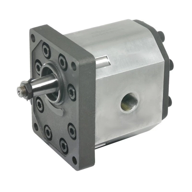 Hydraulische Zahnradpumpe 26ccm 39L, Hydraulikpumpe BG 3, Rechtsdrehrichtung, Ölanschlüsse 3/4"