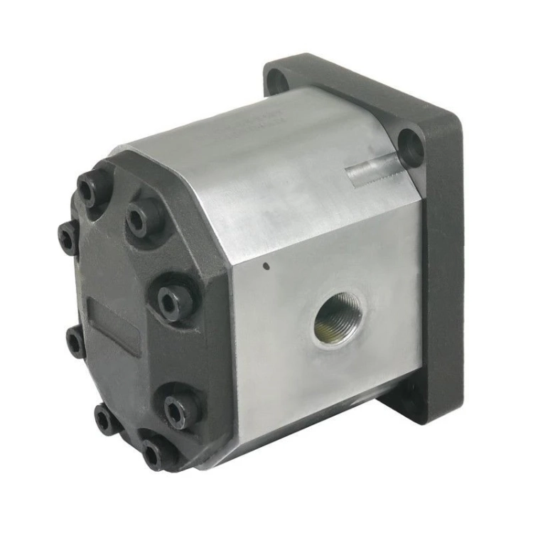 Hydraulische Zahnradpumpe 26ccm 39L, Hydraulikpumpe BG 3, Rechtsdrehrichtung, Ölanschlüsse 3/4"