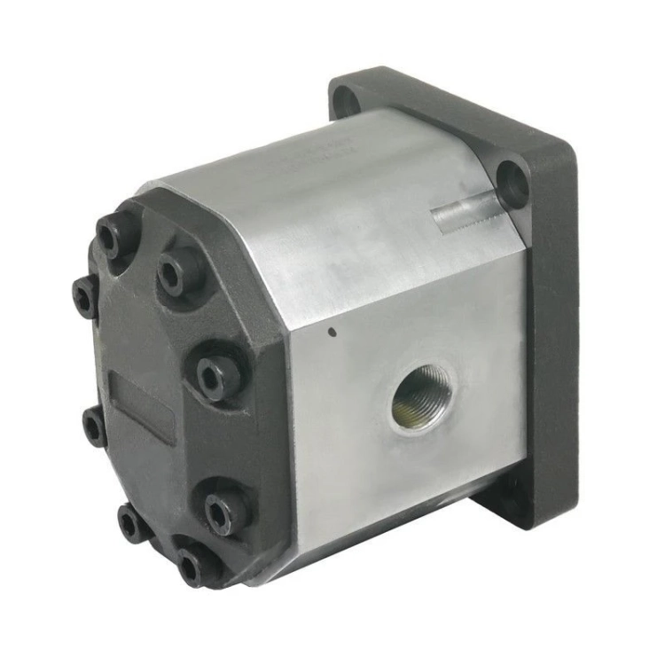 Hydraulische Zahnradpumpe 46ccm 69L, Hydraulikpumpe BG 3, Rechtsdrehrichtung, Ölanschlüsse 1" und 3/4"