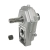 Zapfwellengetriebe 1:3,8, für hydraulische Pumpen BG2 und BG3. Mit PTO Welle und Schiebemuffe