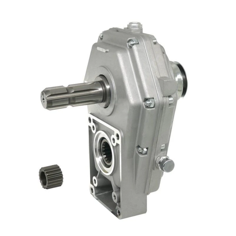 Zapfwellengetriebe 1:3,8, für hydraulische Pumpen BG2 und BG3. Mit PTO Welle und Schiebemuffe