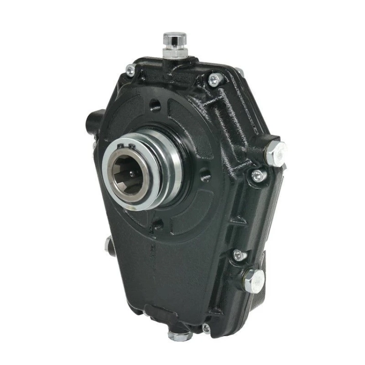Zapfwellengetriebe 1:3,8, 20kW, für hydraulische Pumpen BG2 und BG3. Schiebemuffe mit Rastierung. Gusseisengehäuse