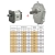 Zapfwellengetriebe 1:3,8, 20kw mit hydraulikpumpe BG2. Mit PTO Welle