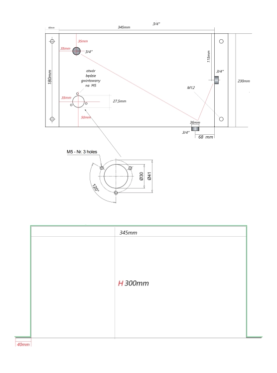 Hydrauliköltank 20L - Öltank für Hydrauliksysteme
