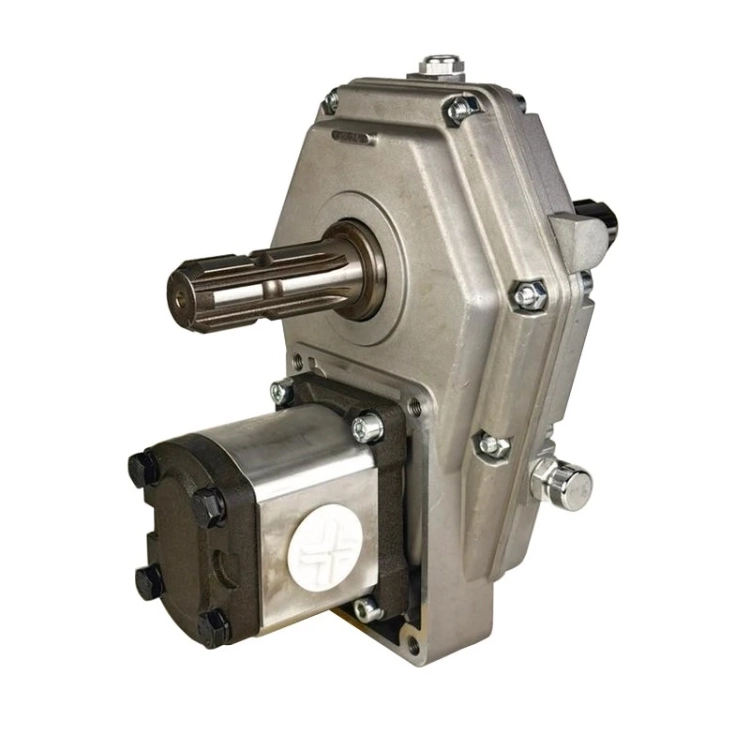 Zapfwellengetriebe 1:3,8, 20kw mit hydraulikpumpe BG2. Mit Zwei PTO Welle