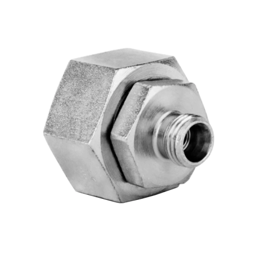 Hydraulik Gerade Verbindung. Innengewinde - M45x2 35L, Außengewinde - M26x1,5 18L