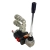 Hydraulik Handsteuerventil 1-fach doppeltwirkend 40L mit montierten Schnellkupplungen