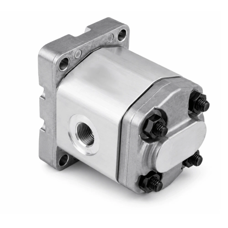 Hydraulische Zahnradpumpe PREXOH 0,9ccm, Hydraulikpumpe BG 1, Rechtsdrehrichtung, Ölanschlüsse 3/8"