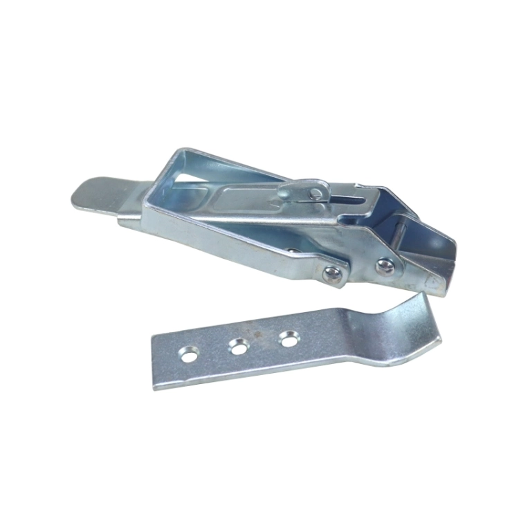 Exzenterverschluss 310mm x 30mm mit Sicherung und Haken, Bordwandverschluss Typ des Verschlusses: Flach