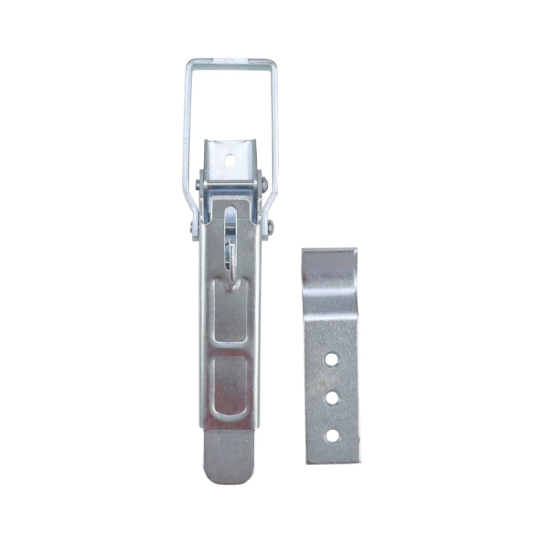 Exzenterverschluss 310mm x 30mm mit Sicherung und Haken, Bordwandverschluss Typ des Verschlusses: Flach
